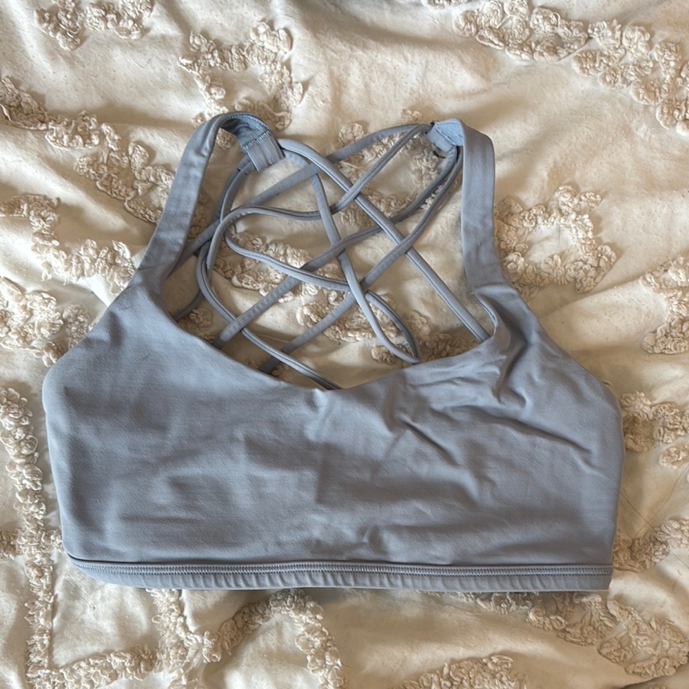 Lululemon Blue Strappy Bralette